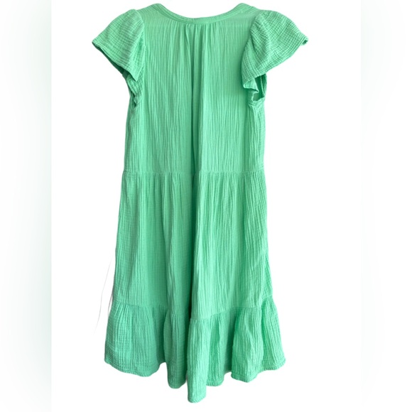 NATION Ltd Los Angeles Padma Double Gauze Tiered Mini Dress Size M - Picture 5 of 16